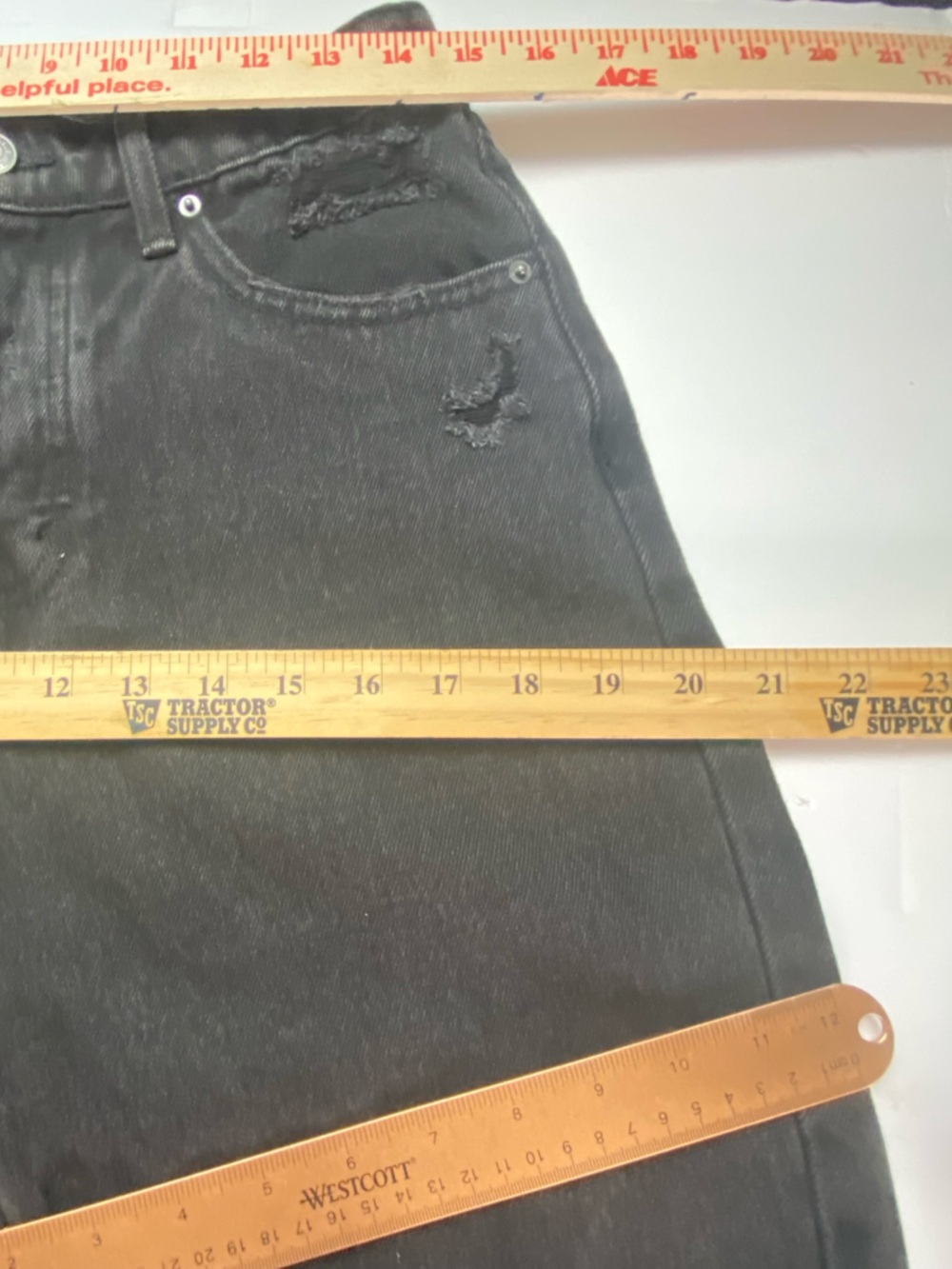 [xxxx] Wild Fable Denim Shorts Black Size 6 - Picture 7 of 7